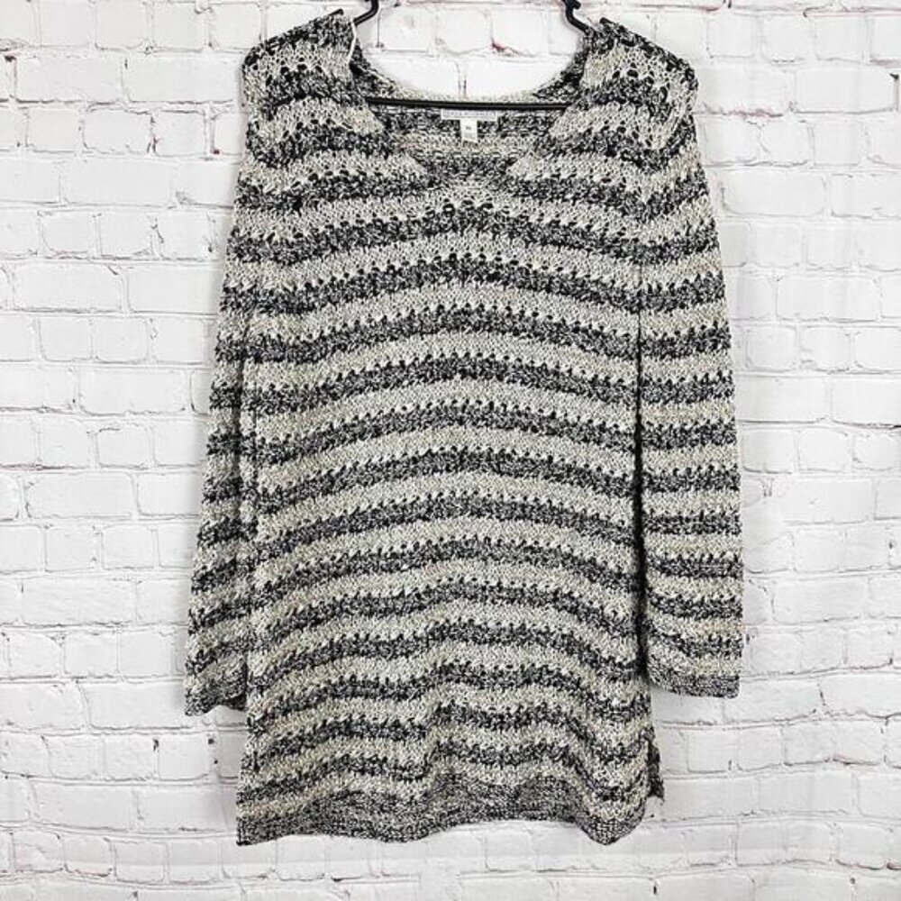 Dana Buchman Striped Sweater Casual‎ Top Size XL